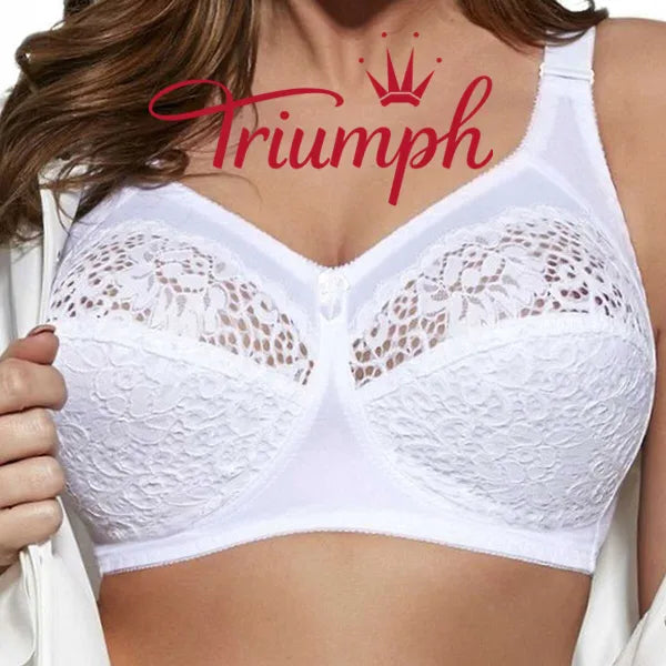 Triumph® - Reggiseni 4 pezzi con ricamo morbido 💖50% di sconto ✨2025 Nuovi reggiseni per donne taglie forti