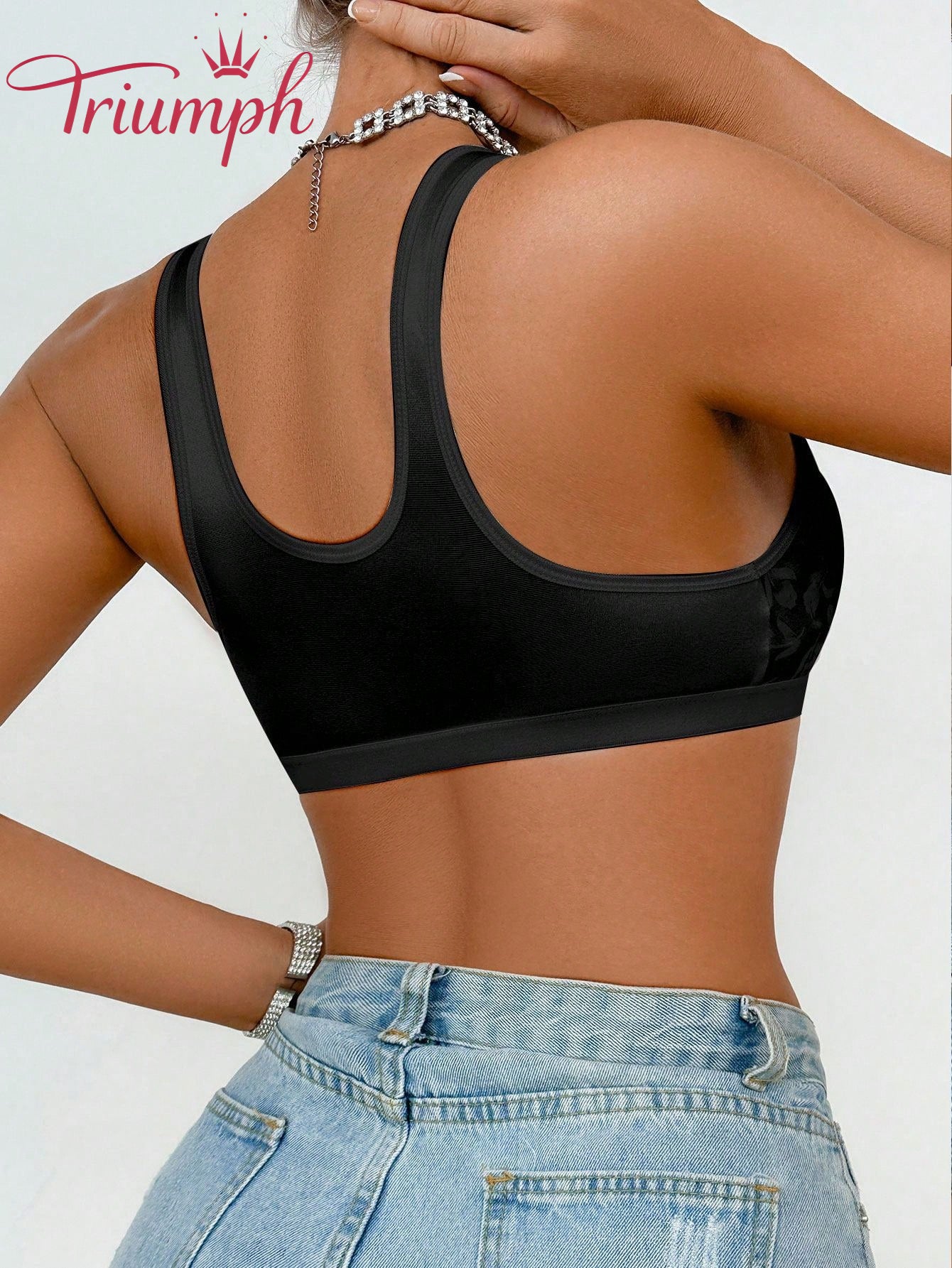 Triumph® (confezione da 4) 💝 Sconto del 70% 💝 Reggiseno comodo per taglie forti con spacco frontale [65A-120H]