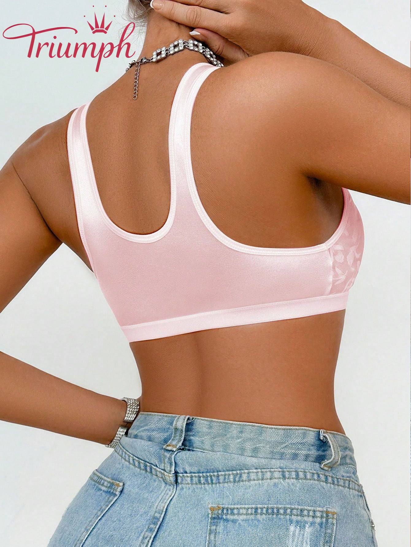 Triumph® (confezione da 4) 💝 Sconto del 70% 💝 Reggiseno comodo per taglie forti con spacco frontale [65A-120H]