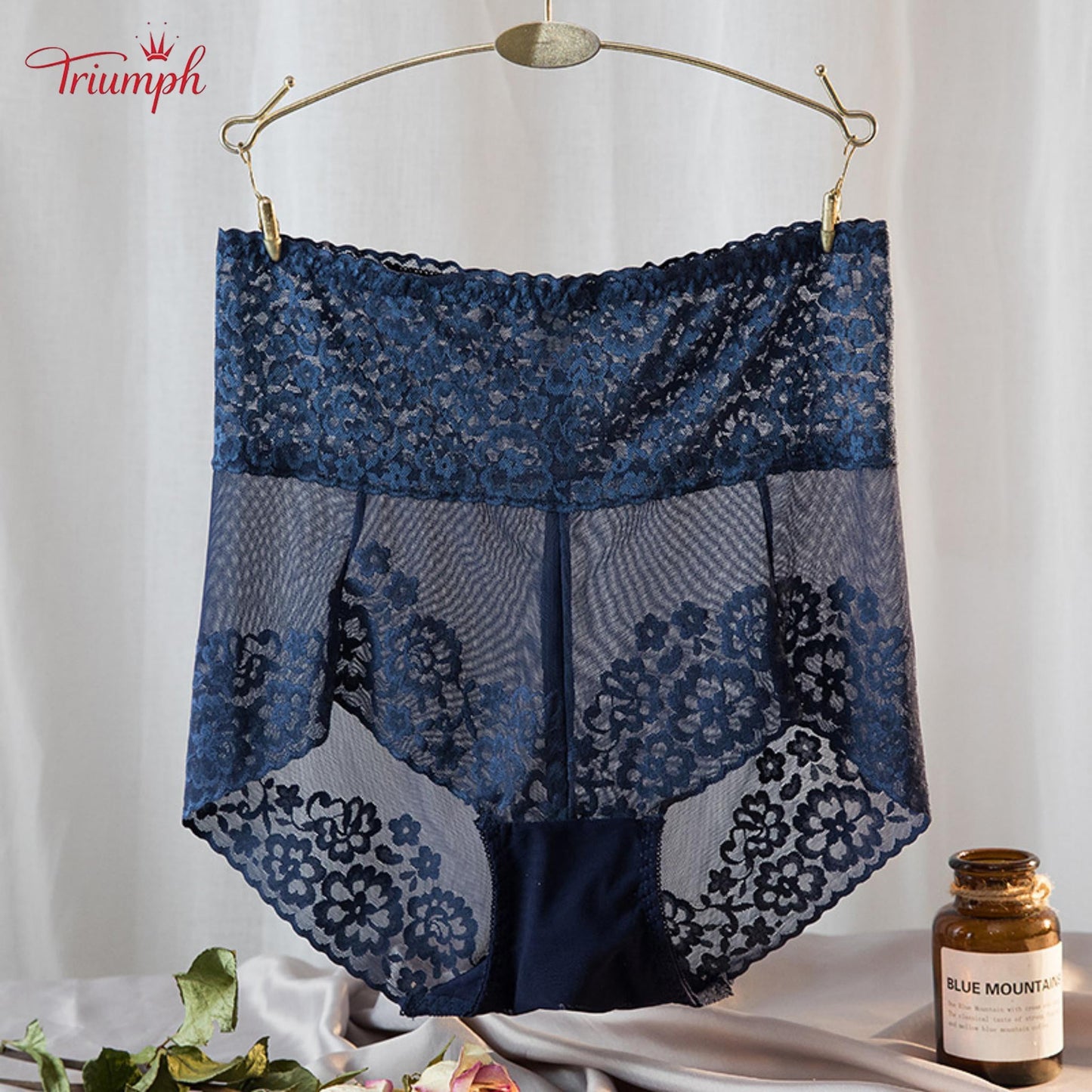 Triumph - Confezione da 4 mutandine sexy in pizzo, pizzo popolare, spedizione gratuita, 40-120 kg