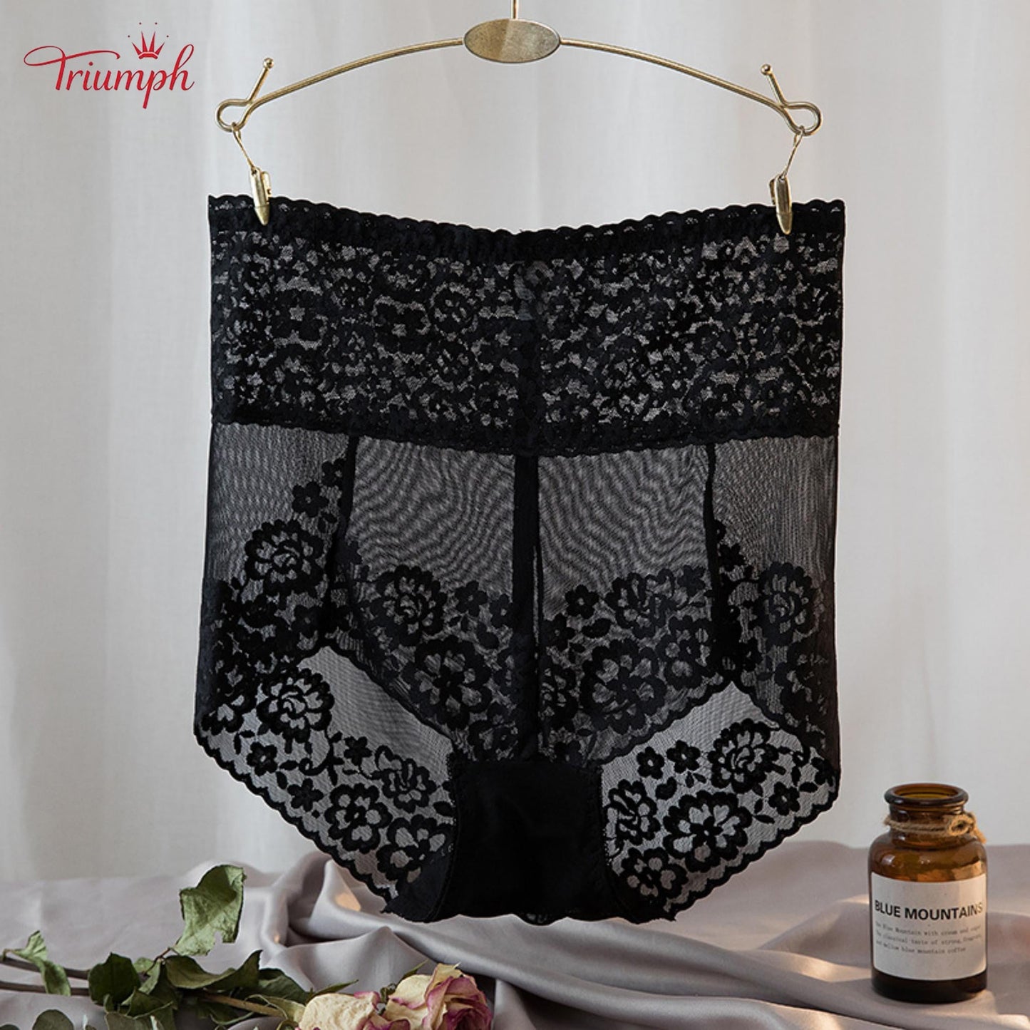 Triumph - Confezione da 4 mutandine sexy in pizzo, pizzo popolare, spedizione gratuita, 40-120 kg