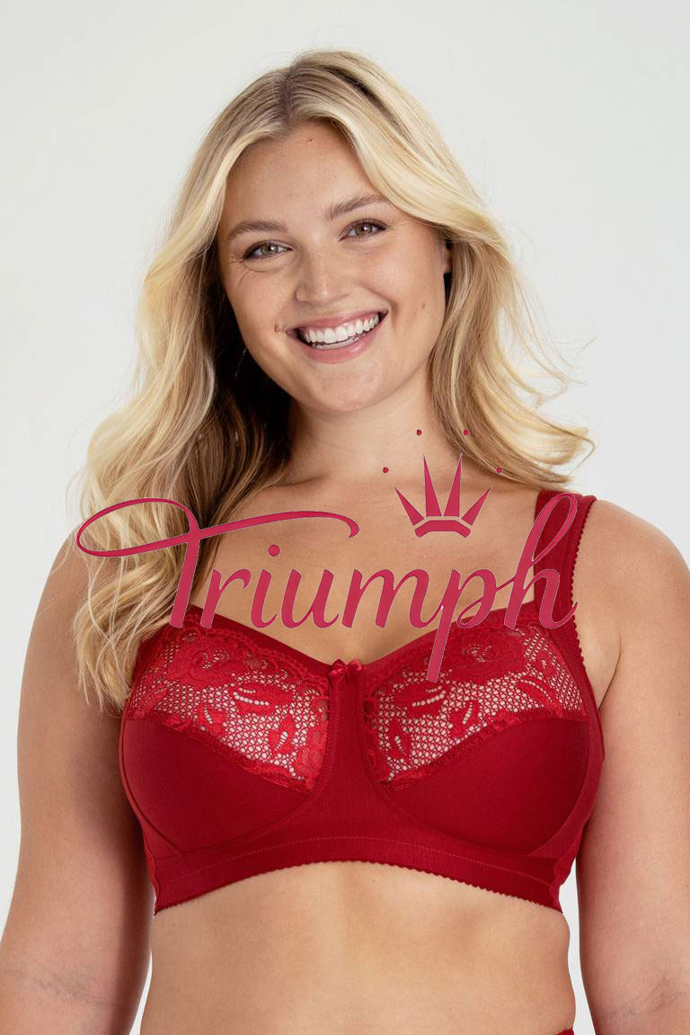 Triumph - Confezione da 4 pezzi (75A-115F) 💝 Reggiseno in pizzo