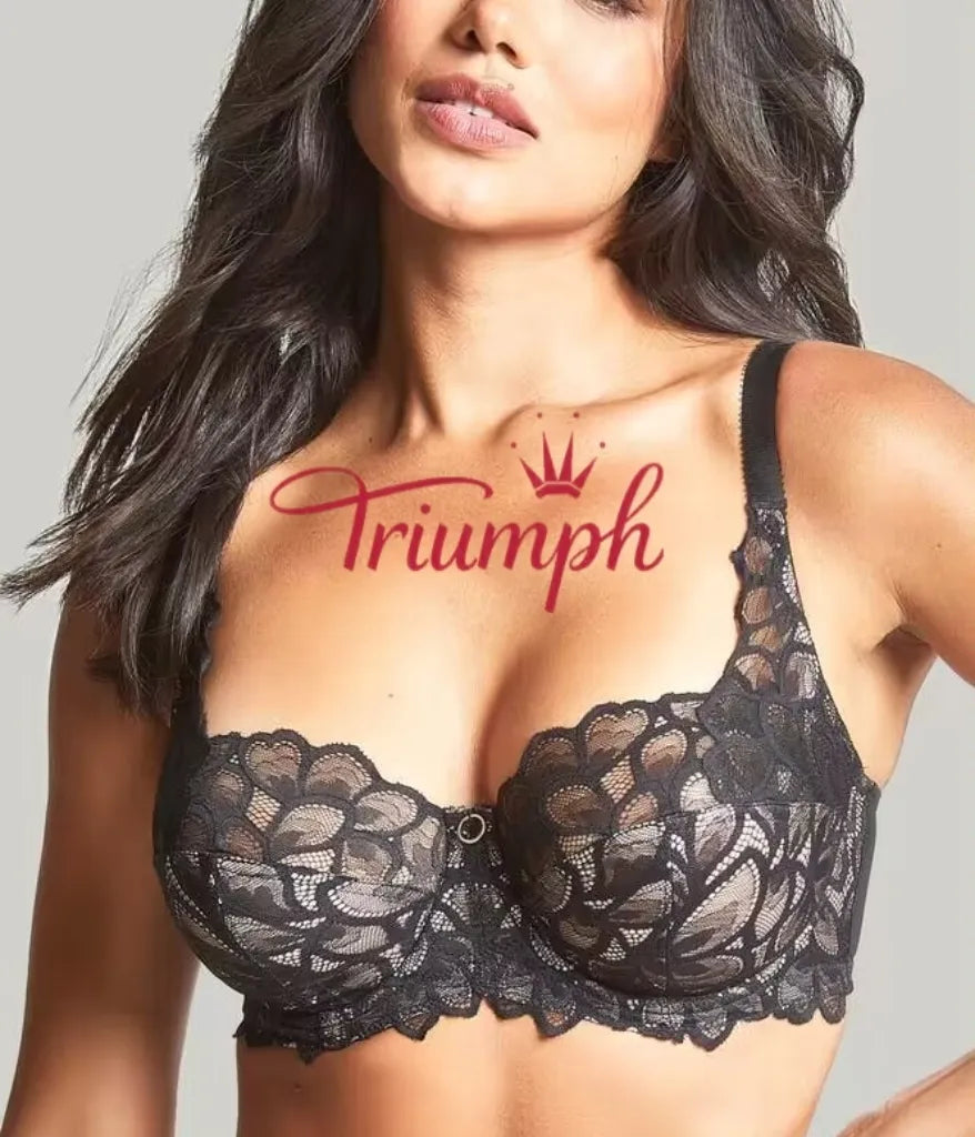 Triumph - (4 pezzi) Reggiseno coppa piena con pizzo ricamato