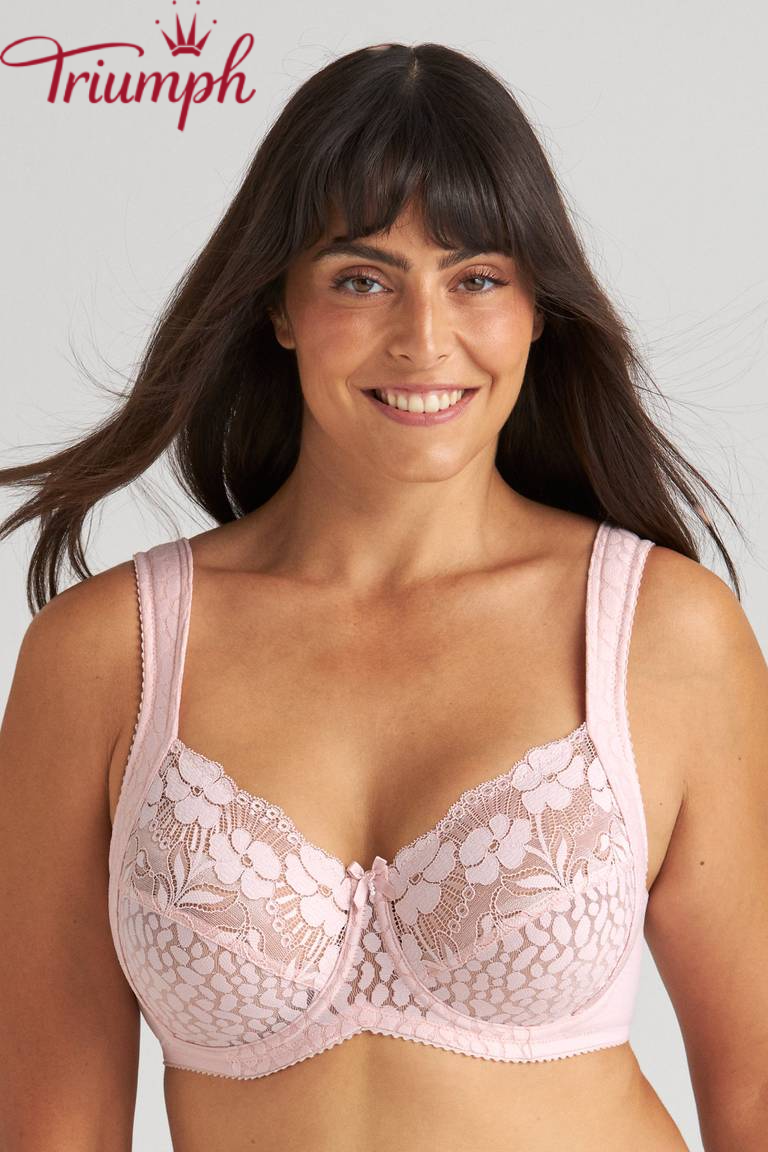 Triumph - Set 4 pezzi 🔥 Reggiseno in jacquard e pizzo