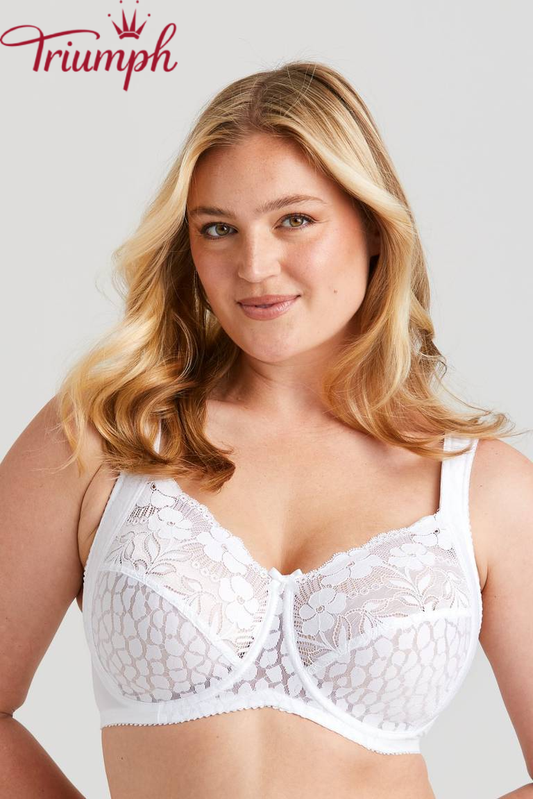 Triumph - Set 4 pezzi 🔥 Reggiseno in jacquard e pizzo