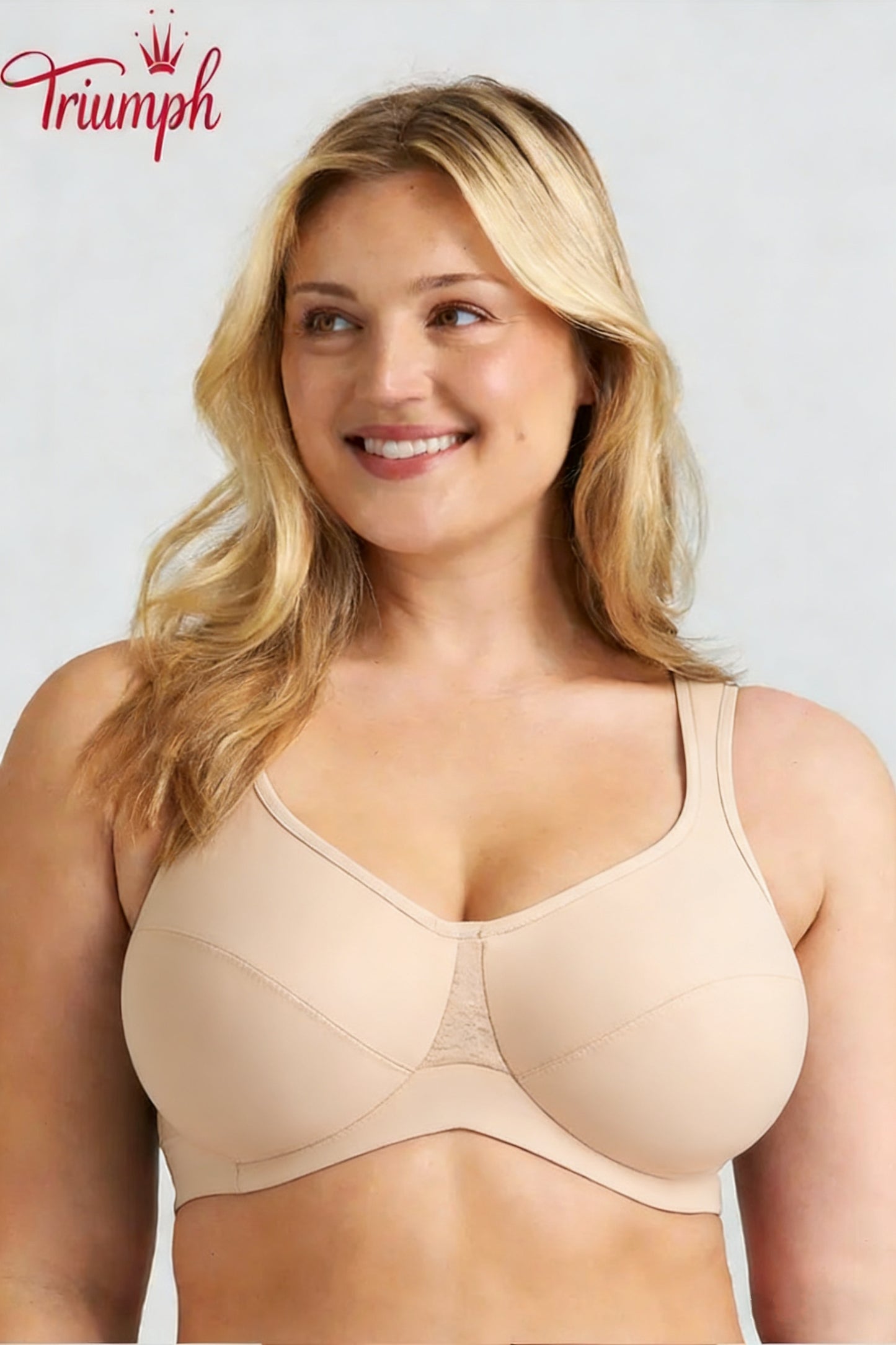 Triumph - (4 pezzi) reggiseno in cotone con supporto