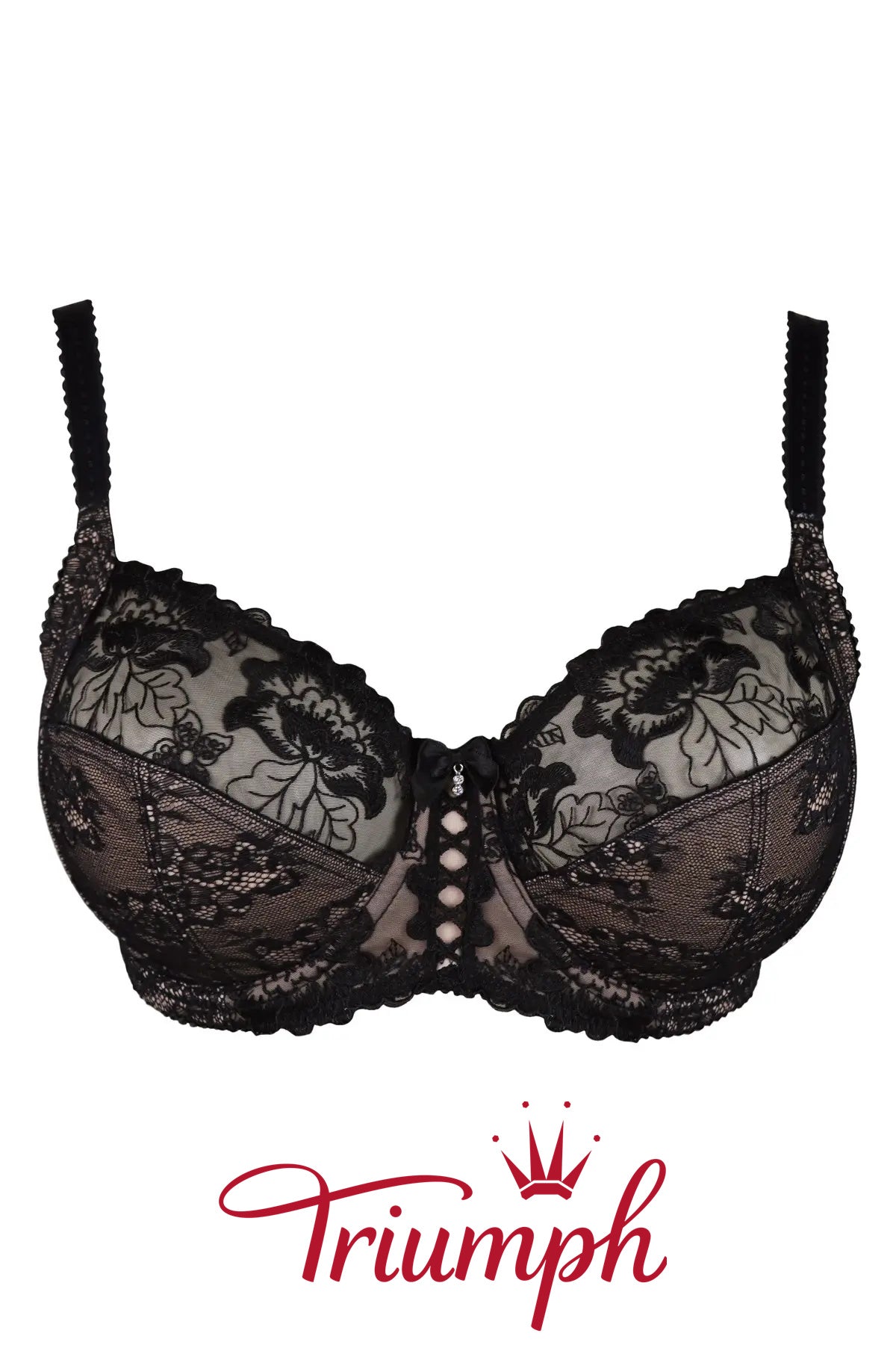 Triumph – Reggiseno in pizzo ricamato 4 pezzi "Sofia" con supporto laterale