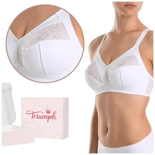 💖Triumph® 4 pezzi✨Reggiseno trasparente, non imbottito, per taglie forti