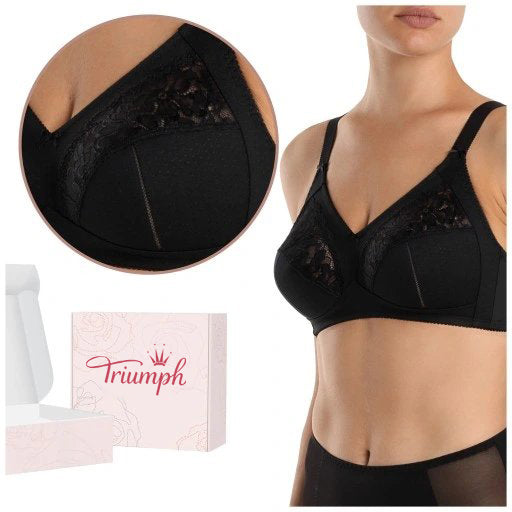 💖Triumph® 4 pezzi✨Reggiseno trasparente, non imbottito, per taglie forti