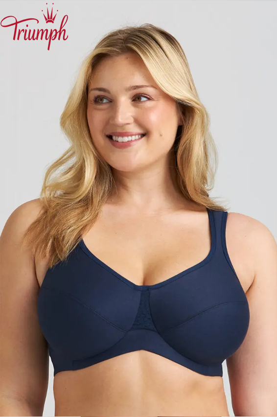 Triumph - (4 pezzi) reggiseno in cotone con supporto