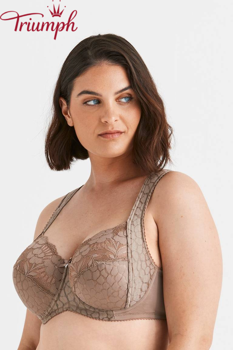 Triumph - Set 4 pezzi 🔥 Reggiseno in jacquard e pizzo