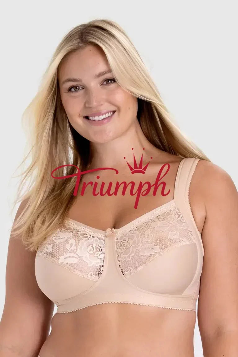 Triumph - Confezione da 4 pezzi (75A-115F) 💝 Reggiseno in pizzo