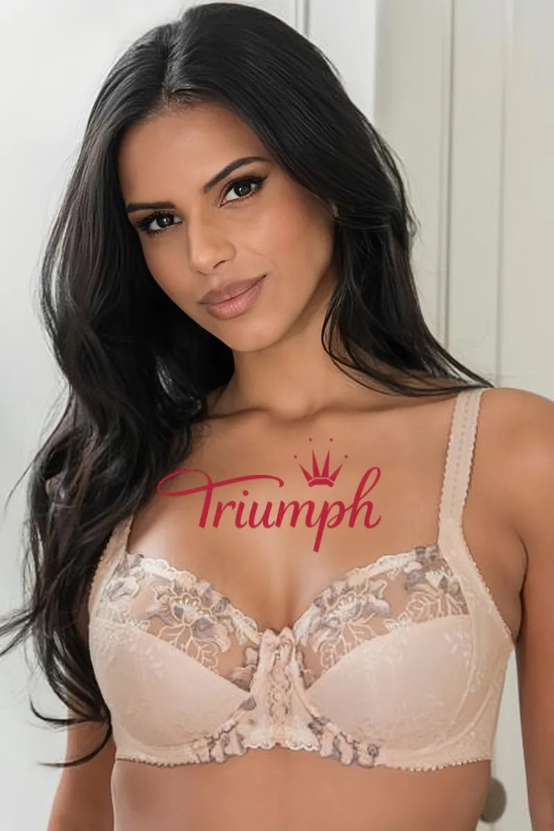 Triumph – Reggiseno in pizzo ricamato 4 pezzi "Sofia" con supporto laterale